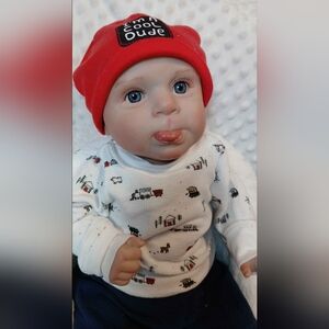 Realistic Doll Reborn Style Baby Boy Collectable Therapy Kids Toy